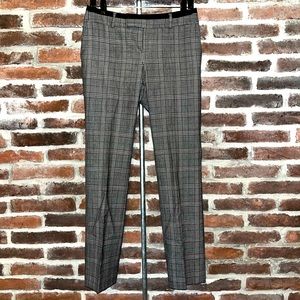 Banana Republic Martin women’s plaid wool blend lined trousers size 0